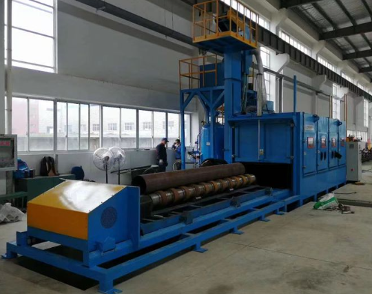 黄冈喷砂机在管道除锈中的现场施工应用